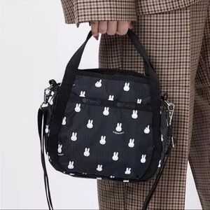 Lesportsac Dick Bruna Miffy Small Jenni 2way Hand Bag Shoulder Purse Tote JP